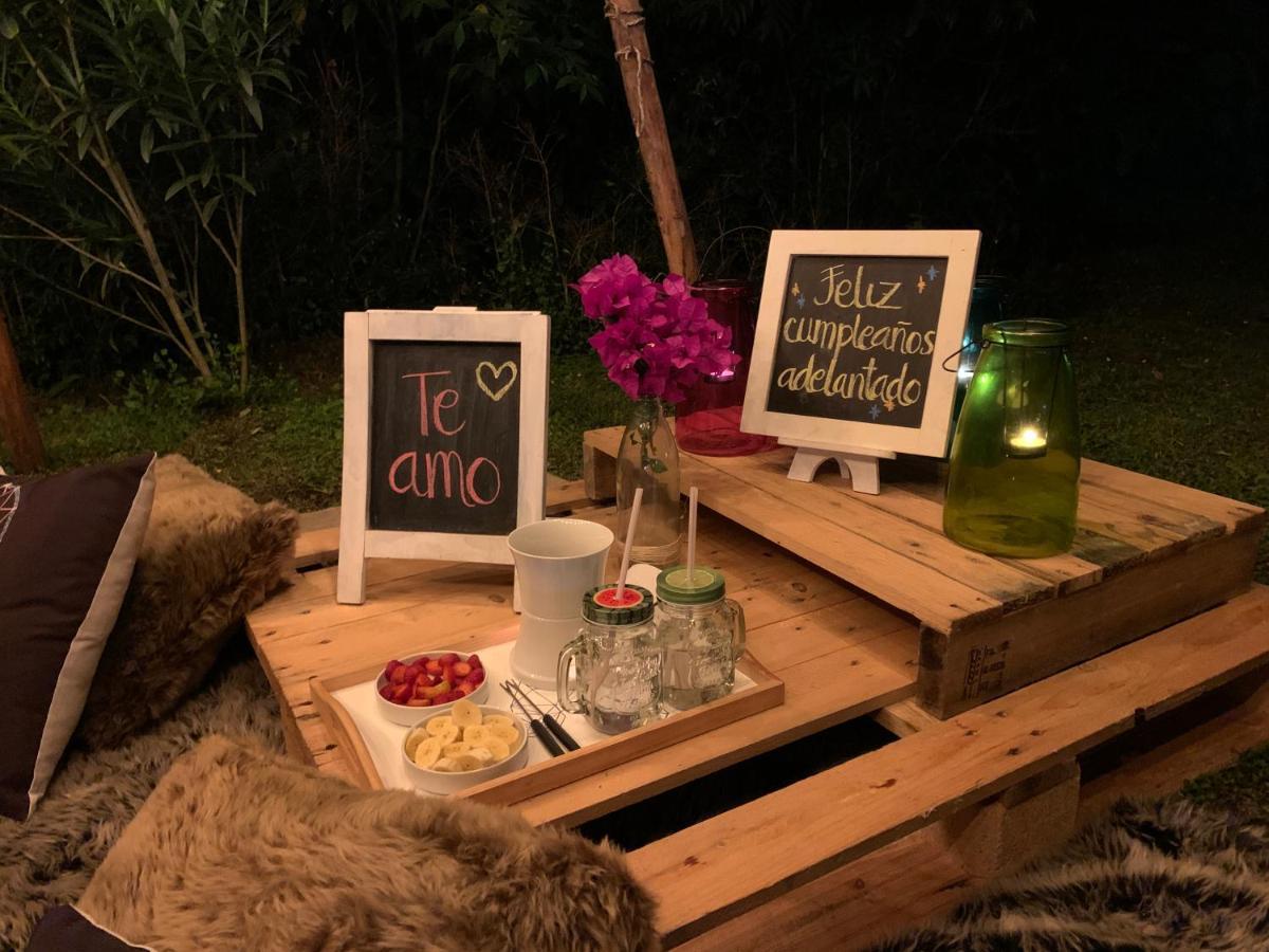 Hotel Bosque De Aventura & Glamping Refugio Del Bosque La Mesa  Exteriér fotografie
